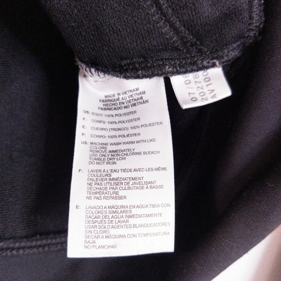 Adidas Women's Classic Track Jacket Black Small Zip Up Stripes - Picture 5 of 5